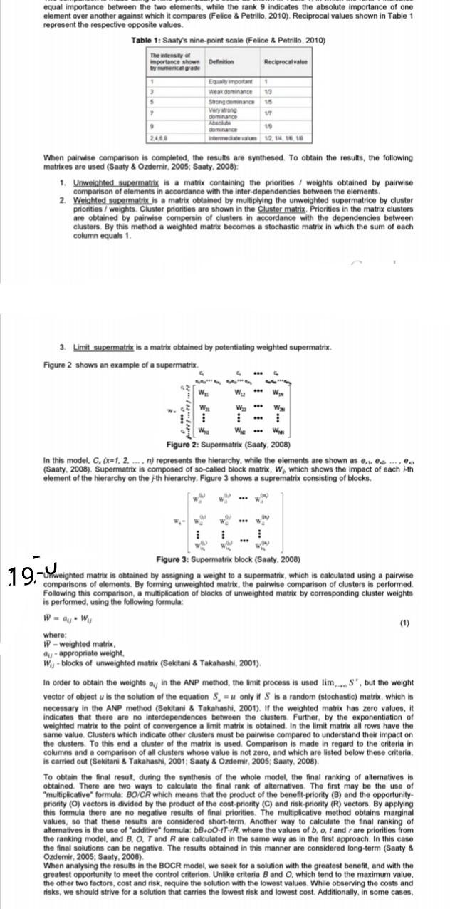 give detailed conclusions equal importance