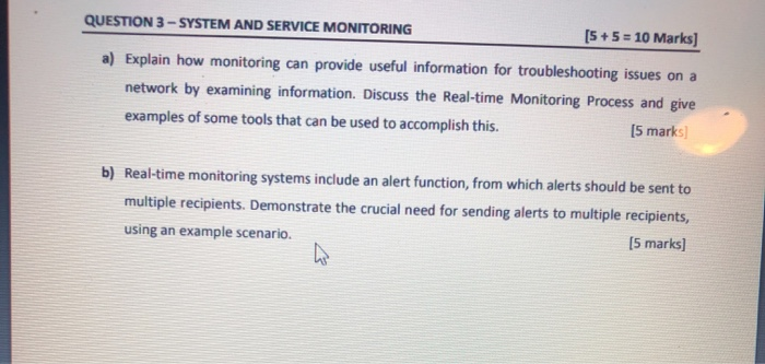 [3 + 7 = 10 Marks) a) Right at the top of the