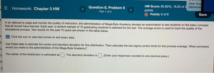 Dear Stud = Homework: Chapter 3 HW Question 8,