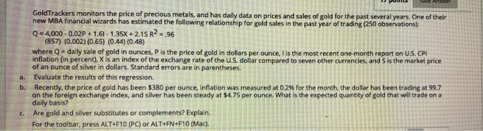 SUVENI GoldTrackers monitors the price of
