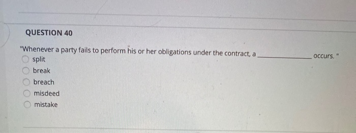 2. QUESTION 38 Waynette contracts with Tammy to
