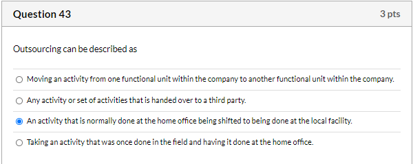 Question 29 3 pts If your store is open 365 days