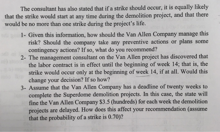 VAN ALLEN CONSTRUCTION COMPANY The Van Allen