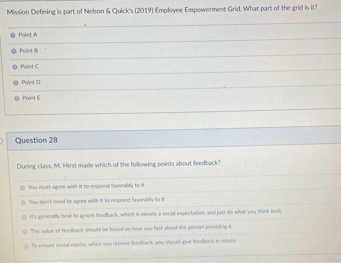 Mission Defining is part of Nelson & Quick's