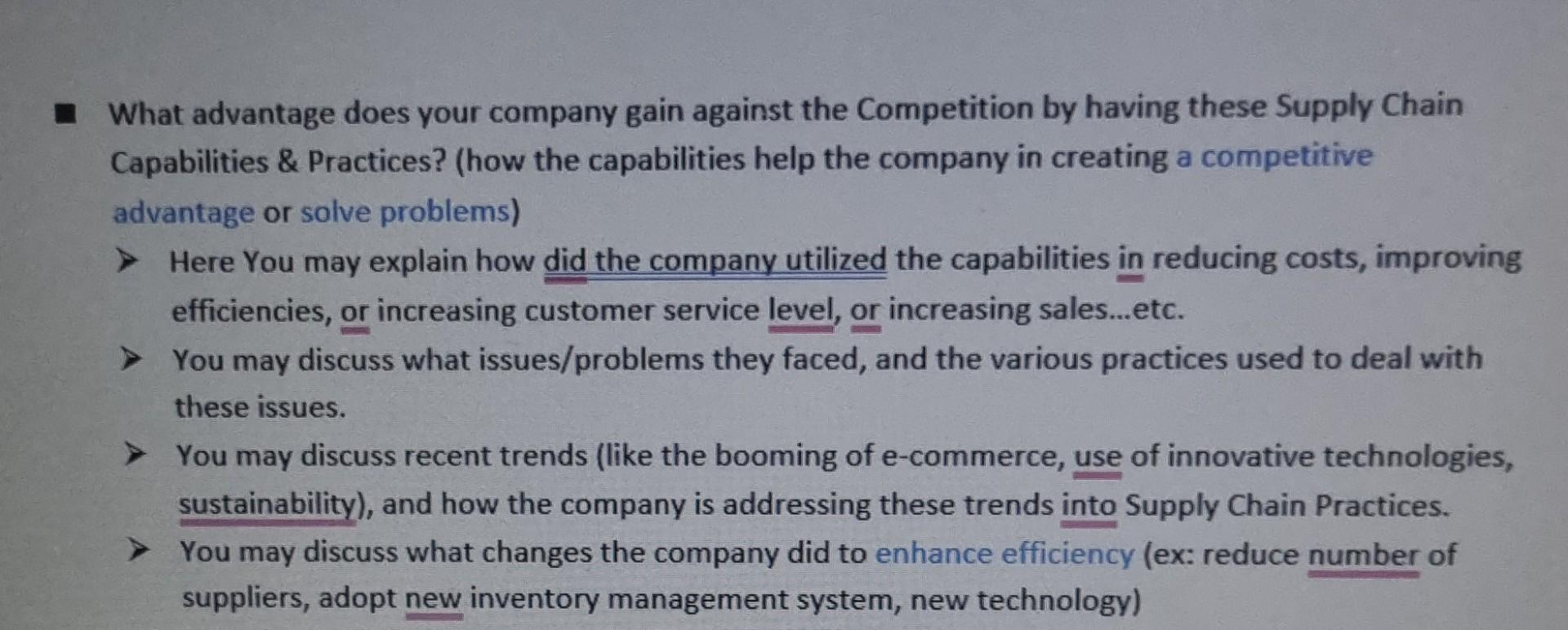 The report should contain 4 sections, the main