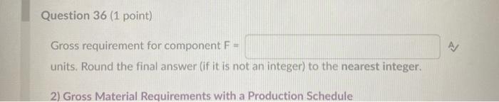 please help (Chapter 14] Gross Material