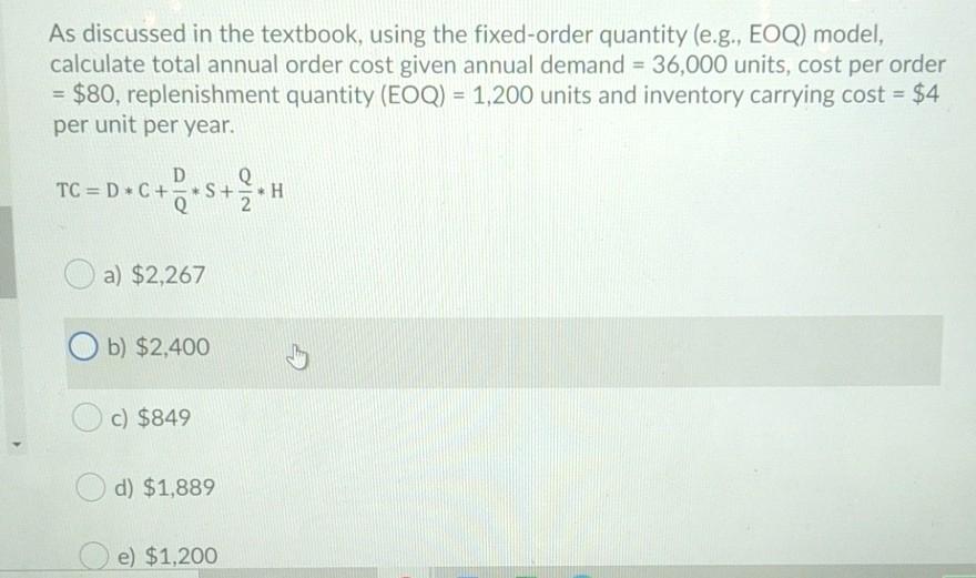 As discussed in the textbook, using the