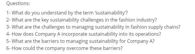 CASE STUDY Company A Company A is a UK-based