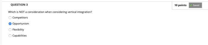 3,5,10 are wrong QUESTION 3 10 points saved Which