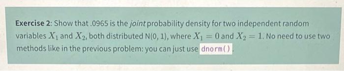 Exercise 2: Show that .0965 is the joint