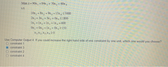 Optimal Obj. Value z = 48,450 Variable X1 X2