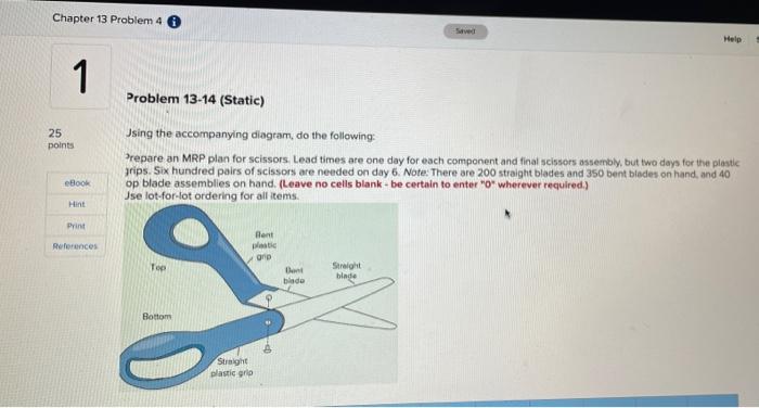 Chapter 13 Problem 4 Help 1 Problem 13-14