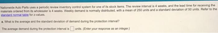 Please help !! Will What is the average demand