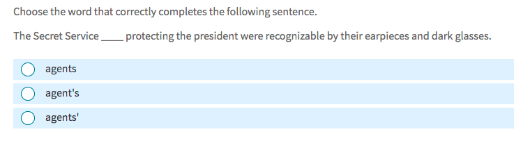 Choose the set of terms that is NOT parallel.