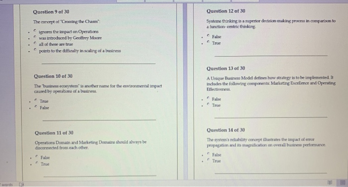 Question 4 of 30 "Regression to the Mean results