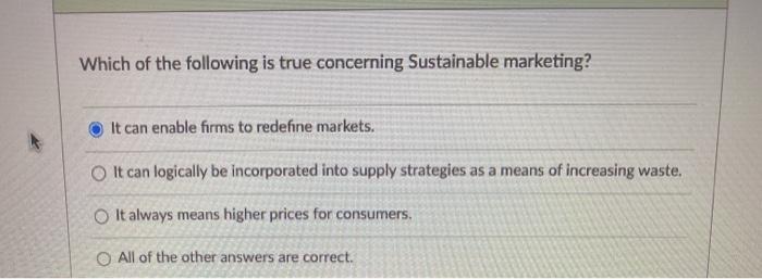 Which of the following is true concerning