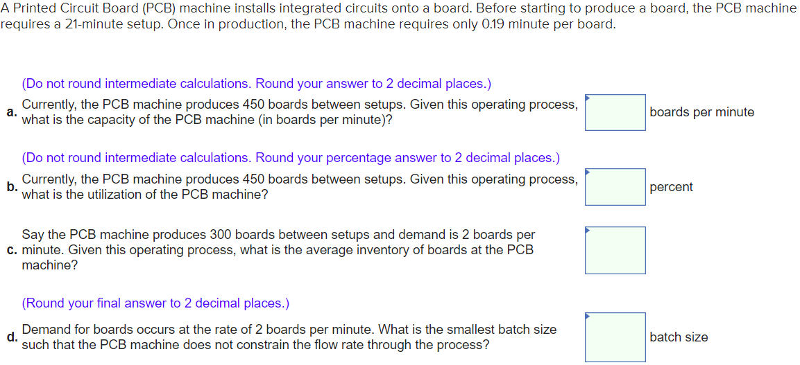 A Printed Circuit Board (PCB) machine installs