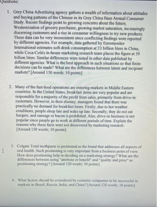 Can you please write 10 points for each