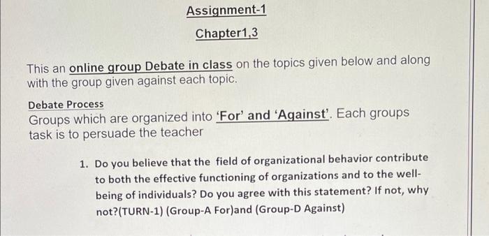 im with group A so i want the answer (for or