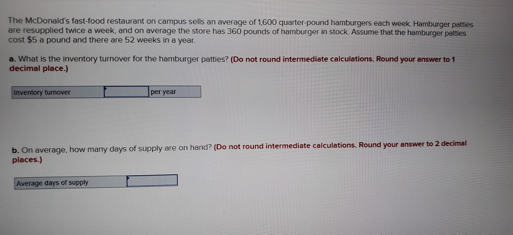 a b The McDonald's fast-food restaurant on campus