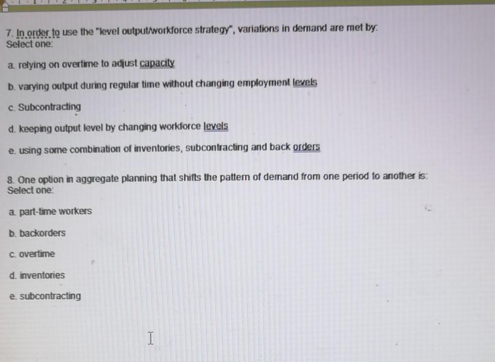 5. In the basic EOQ model, if lead time increases