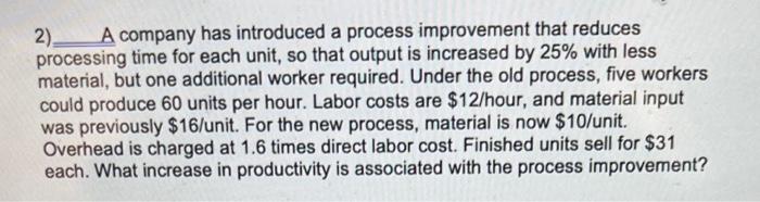 Please complete in Excel or write out how to do