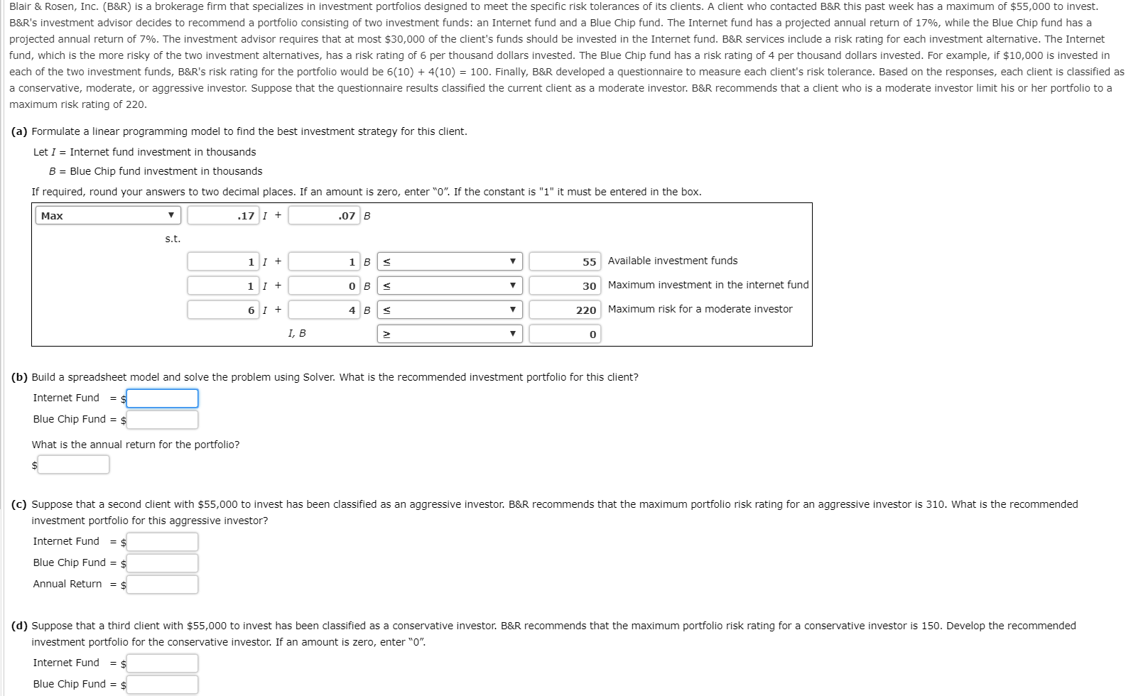 Please explain the each step. Blair & Rosen, Inc.
