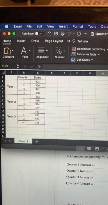 Excel File Edit View Insert Format Tools Data