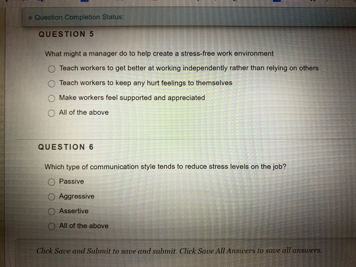 Question Completion Status: QUESTION 5 What might