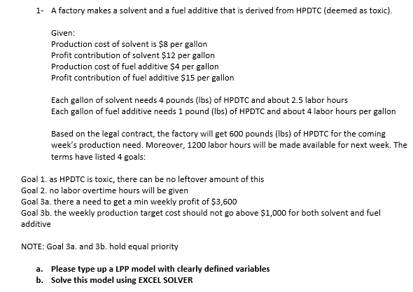 PLEASE SOLVE THIS USING EXCEL. PLEASE DO NOT