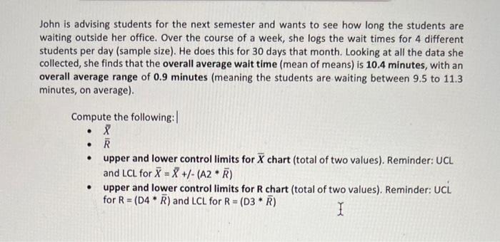 can you please answer this question? John is