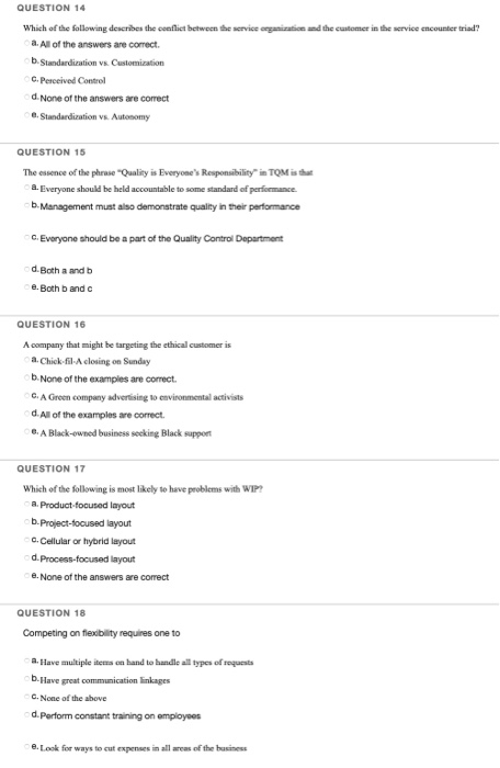 an d the customer in the service encounter triad?