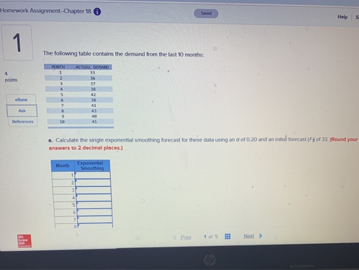 Homework Assignment-Chapter 18 6 Saved Helps The