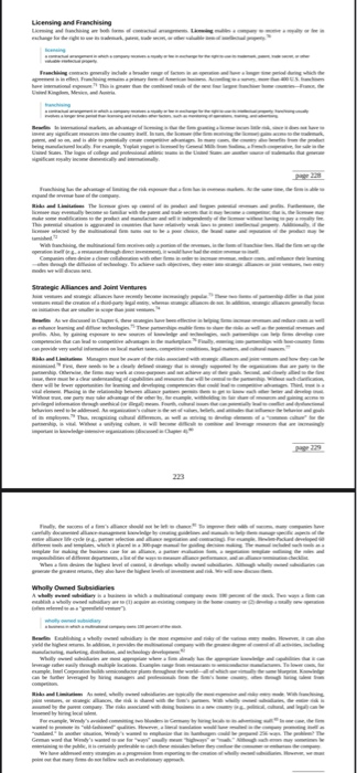 A firm has many options available when it decides