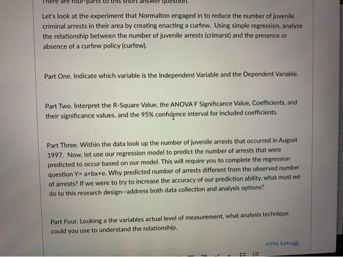 questo Let's look at the experiment that