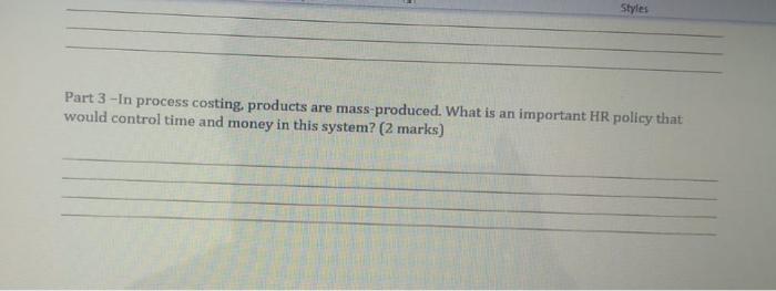 Question F - Keep brief and bullets are preferred