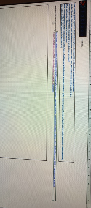 *+ Tableau Aher loading o pere 2018 at please