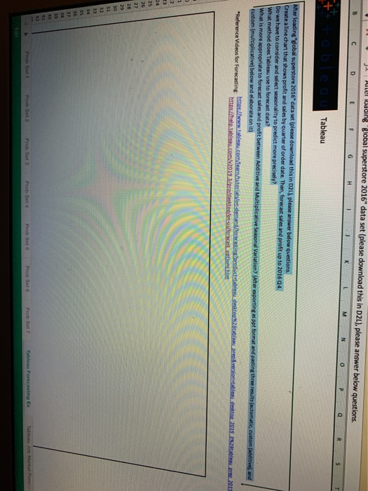 *+ Tableau Aher loading o pere 2018 at please