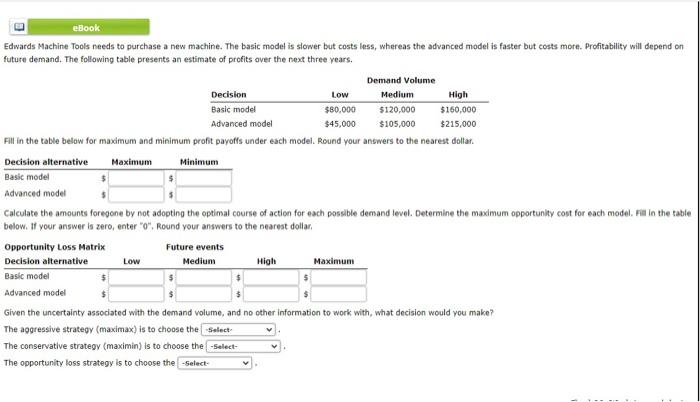 eBook Edwards Machine Tools needs to purchase a