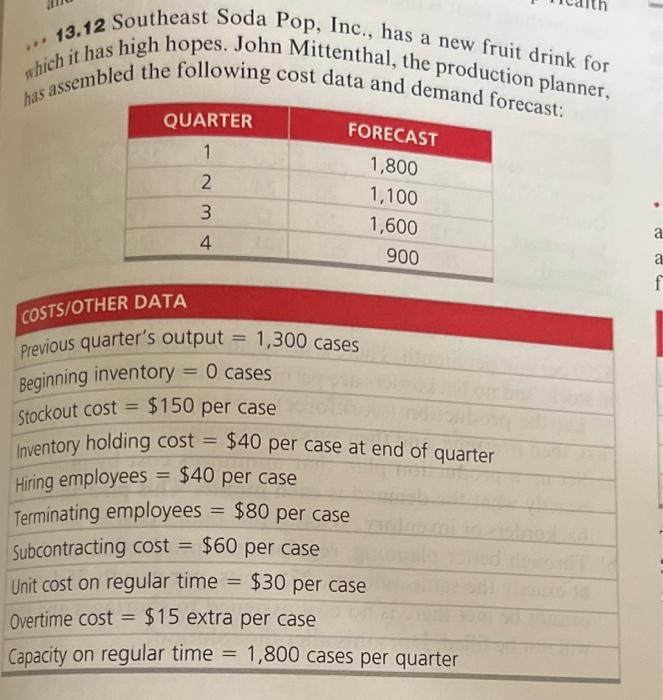 explain how to solve abd respond , , 13.12