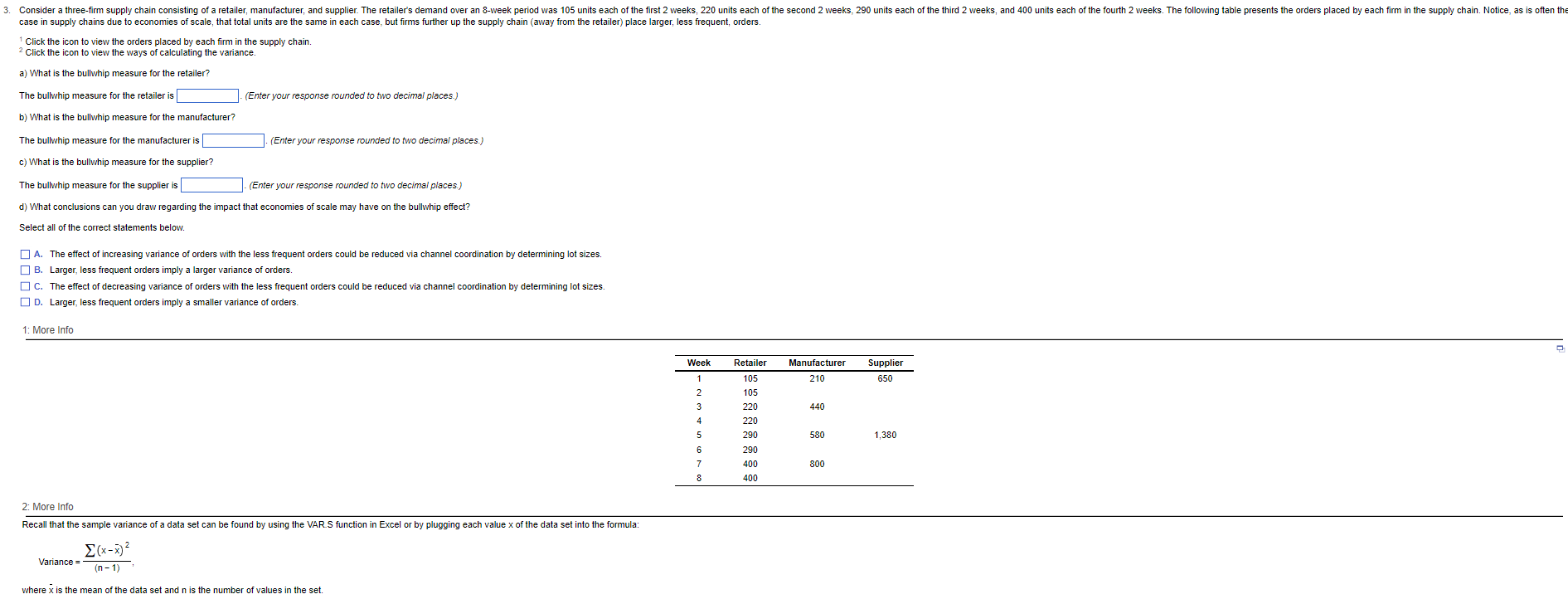 case in supply chains due to economies of scale,