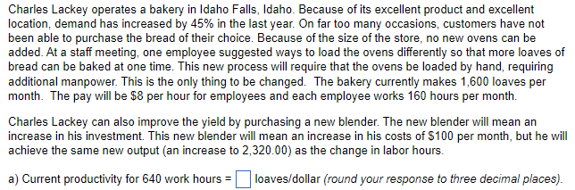 Charles Lackey operates a bakery in Idaho Falls,