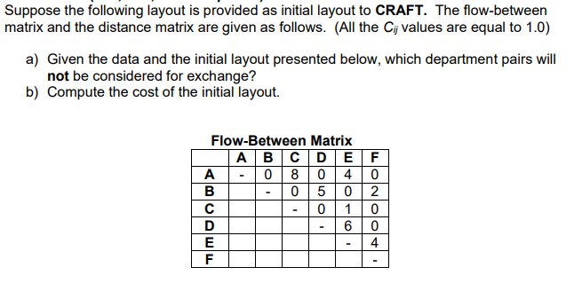 Suppose the following layout is provided as