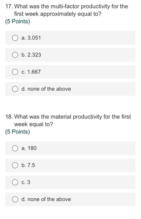 l need the answer 16. Answer questions 16 to 20