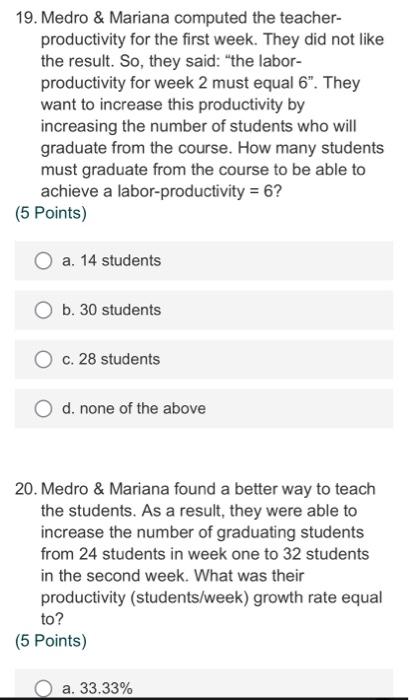 l need the answer 16. Answer questions 16 to 20