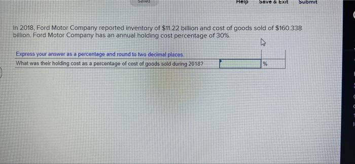 Sdvos Help Save & Exit Submit In 2018, Ford Motor
