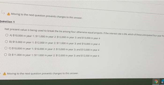 i need answer before 20 minutes Net present value