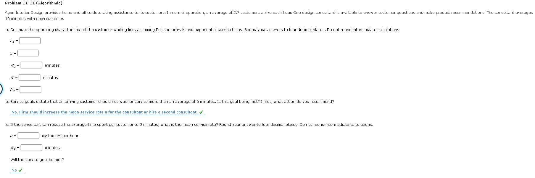 Please help with the following question Problem