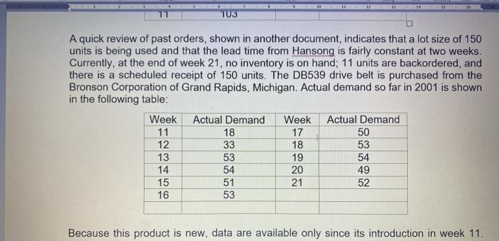 4. Based on the information provided for the