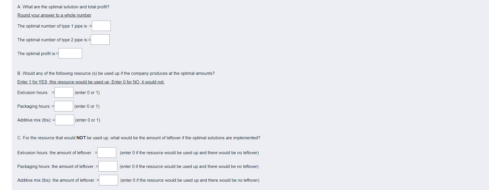 Louis Payton Company produces two basic types of